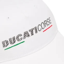Cappellino bianco regolabile da Uomo Ducati Corse