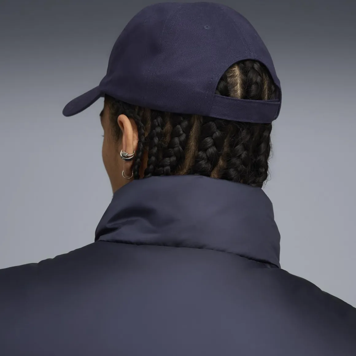 Cappellino blu scuro da Uomo regolabile con velcro Puma