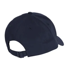 Cappellino blu Uomo con targhetta logo frontale adidas