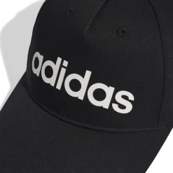 Cappellino da baseball nero con logo bianco adidas Daily