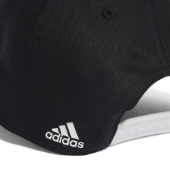 Cappellino da baseball nero con logo bianco adidas Daily