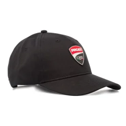 Cappellino nero da Uomo Ducati Corse con visiera