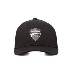 Cappellino nero regolabile da Uomo Ducati Corse