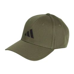 Cappellino verde militare regolabile e con logo adidas