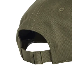 Cappellino verde militare regolabile e con logo adidas