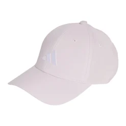 Cappello rosa regolabile con visiera e logo adidas