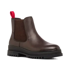 Chelsea Boot da uomo marroni con suola carrarmato Ducati