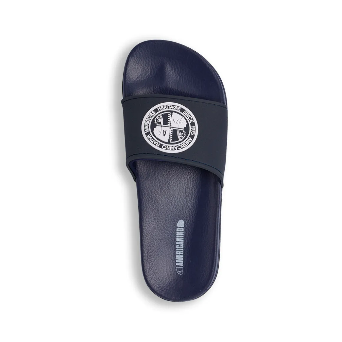 Ciabatte a fascia blu da Donna con logo Americanino