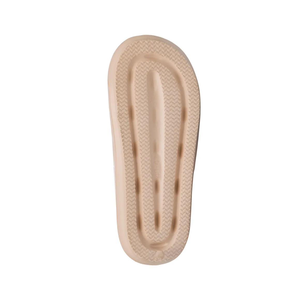 Ciabatte beige da Donna con fascia effetto trapuntato Jog