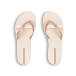 Ciabatte Infradito Beige e Oro da Donna con logo Ipanema