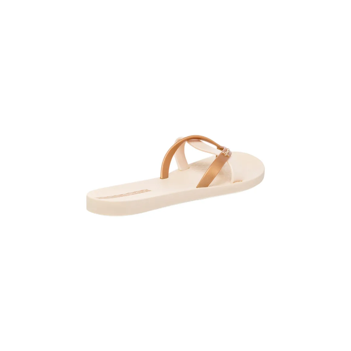 Ciabatte Infradito Beige e Oro da Donna con logo Ipanema