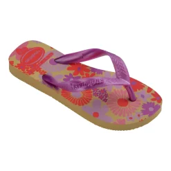 Ciabatte Infradito con suola floreale da Bambina Havaianas