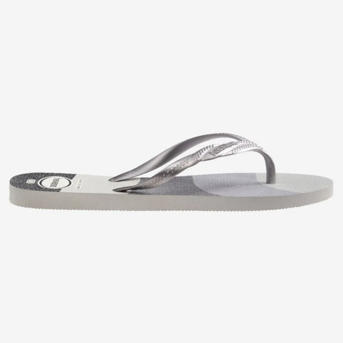 Ciabatte infradito Grigie e Argento da Donna Havaianas Fantasia Gloss