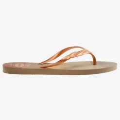 Ciabatte infradito Oro e Beige da Donna Havaianas Fantasia Gloss