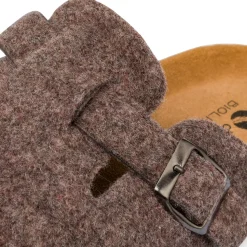 Ciabatte marroni in feltro da Uomo De Fonseca