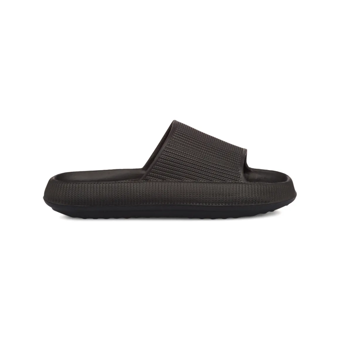 Ciabatte nere a fascia da Donna con suola platform Jog
