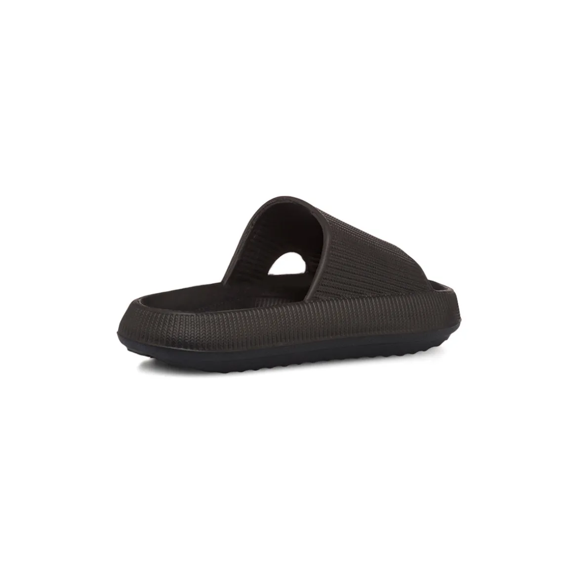 Ciabatte nere a fascia da Donna con suola platform Jog
