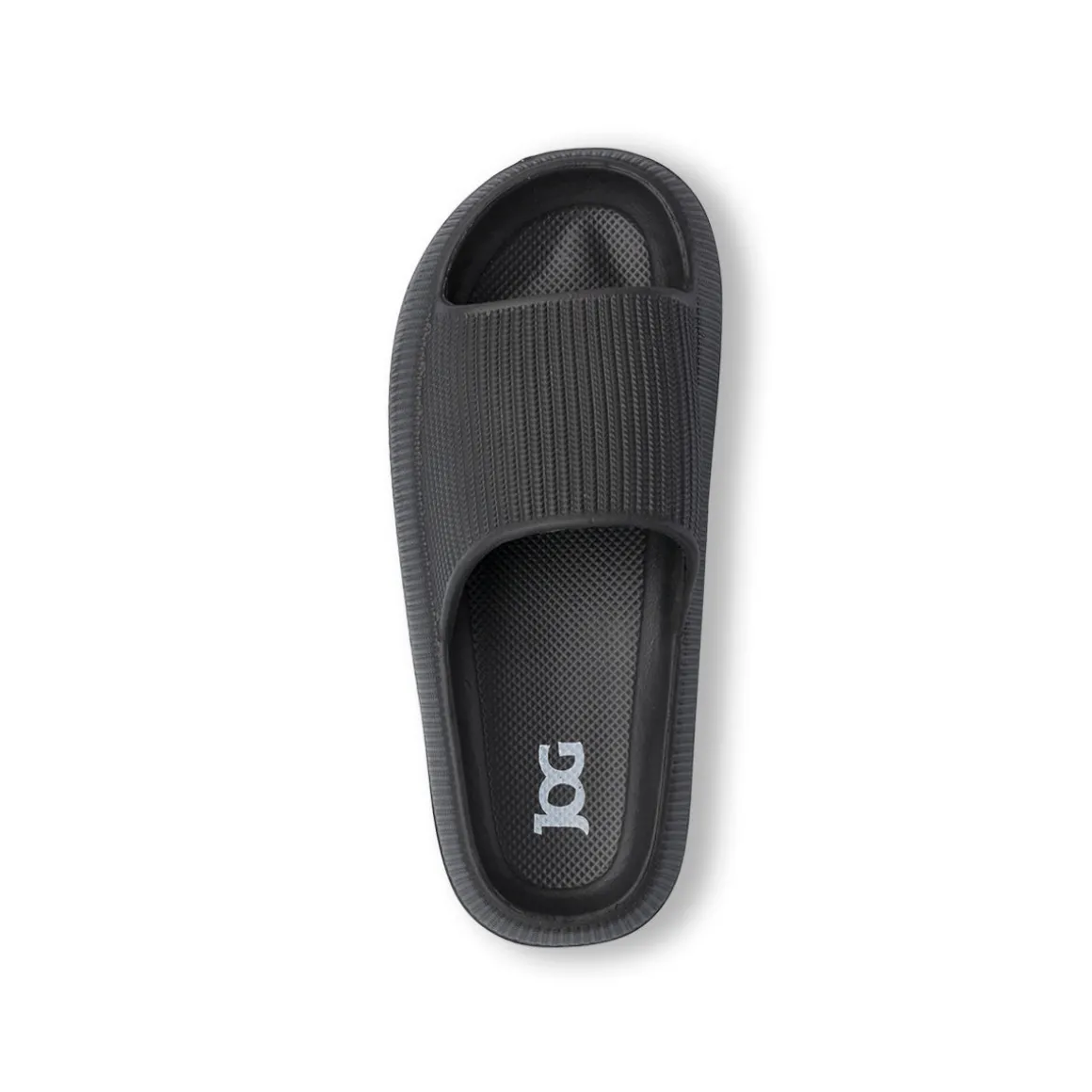 Ciabatte nere a fascia da Donna con suola platform Jog