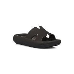Ciabatte nere da Donna con suola platform Lora Ferres On The Beach
