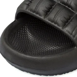 Ciabatte nere da Donna con fascia effetto trapuntato Jog