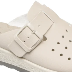 Ciabatte sanitarie beige da donna con sottopiede anti-shock Fly Flot