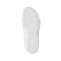 Ciabatte sanitarie bianche da donna con sottopiede in pelle Italia Trend