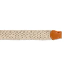 Cintura beige effetto intrecciato da uomo Carrera Jeans