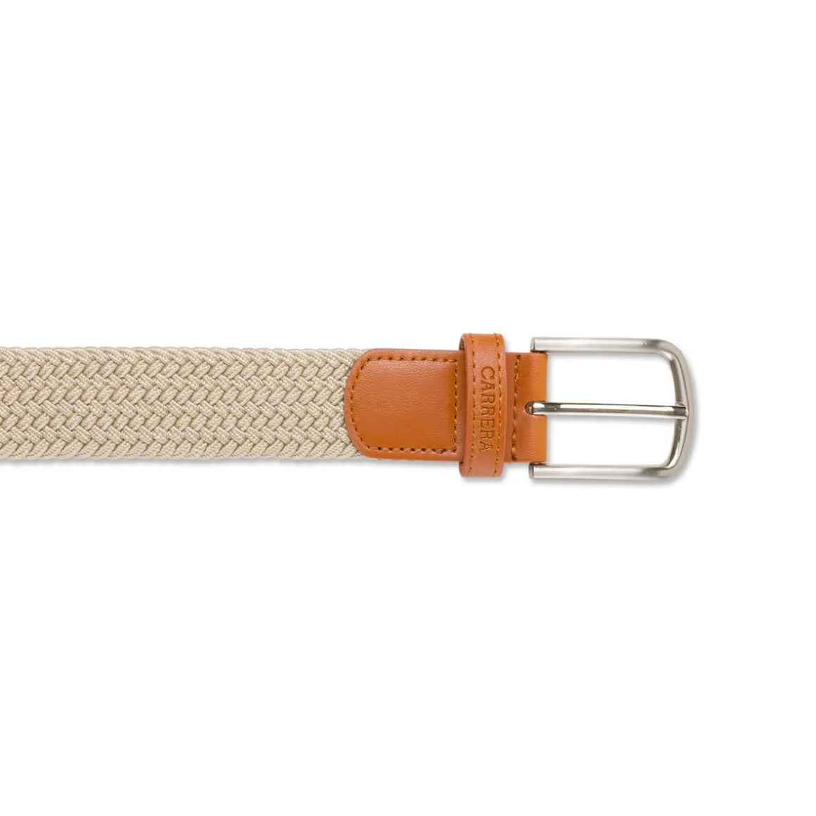 Cintura beige effetto intrecciato da uomo Carrera Jeans