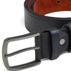 Cintura blu da Uomo Carrera con fibbia in metallo