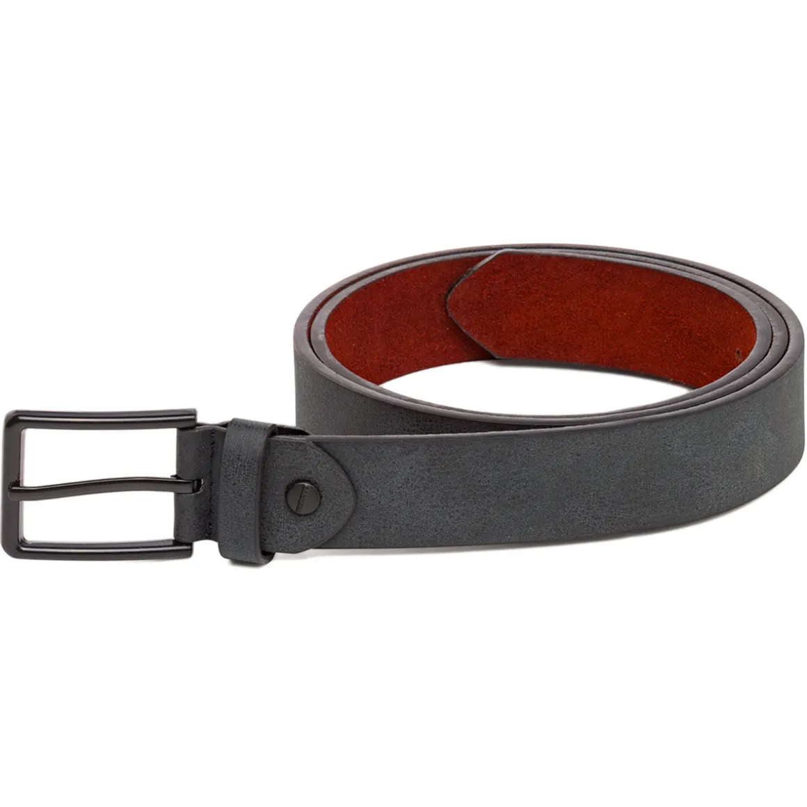 Cintura Blu da Uomo in Pelle e fibbia Nera Carrera Jeans