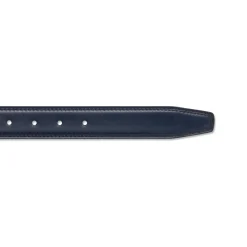 Cintura blu da Uomo in pelle con fibbia in metallo Carrera Jeans