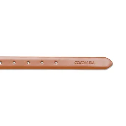 Cintura da donna color cuoio in pelle Coconuda