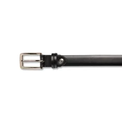 Cintura da Donna Nera Elegante in Pelle con Fibbia Coconuda