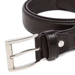 Cintura da Uomo Nera Elegante con fibbia in metallo Carrera Jeans
