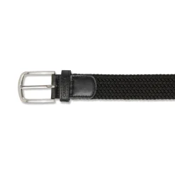 Cintura da Uomo Nera in Tessuto effetto Intrecciato Carrera Jeans