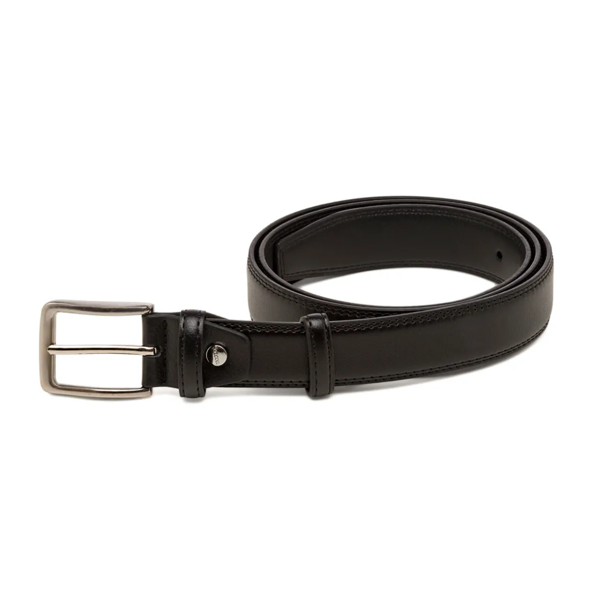 Cintura nera da Uomo in pelle con fibbia lucida Carrera Jeans