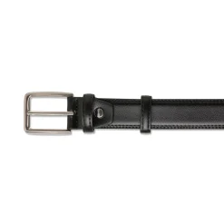 Cintura nera da Uomo in pelle con fibbia lucida Carrera Jeans
