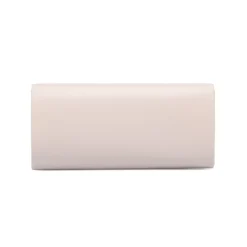 Clutch rigida Rosa da donna con inserto in metallo frontale Lora Ferres