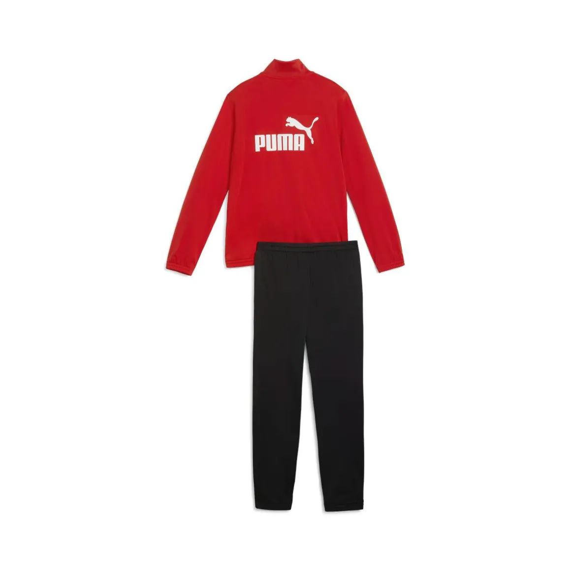 Completo Tuta sportiva rosso e nero da Ragazzo Poly Suit B Puma