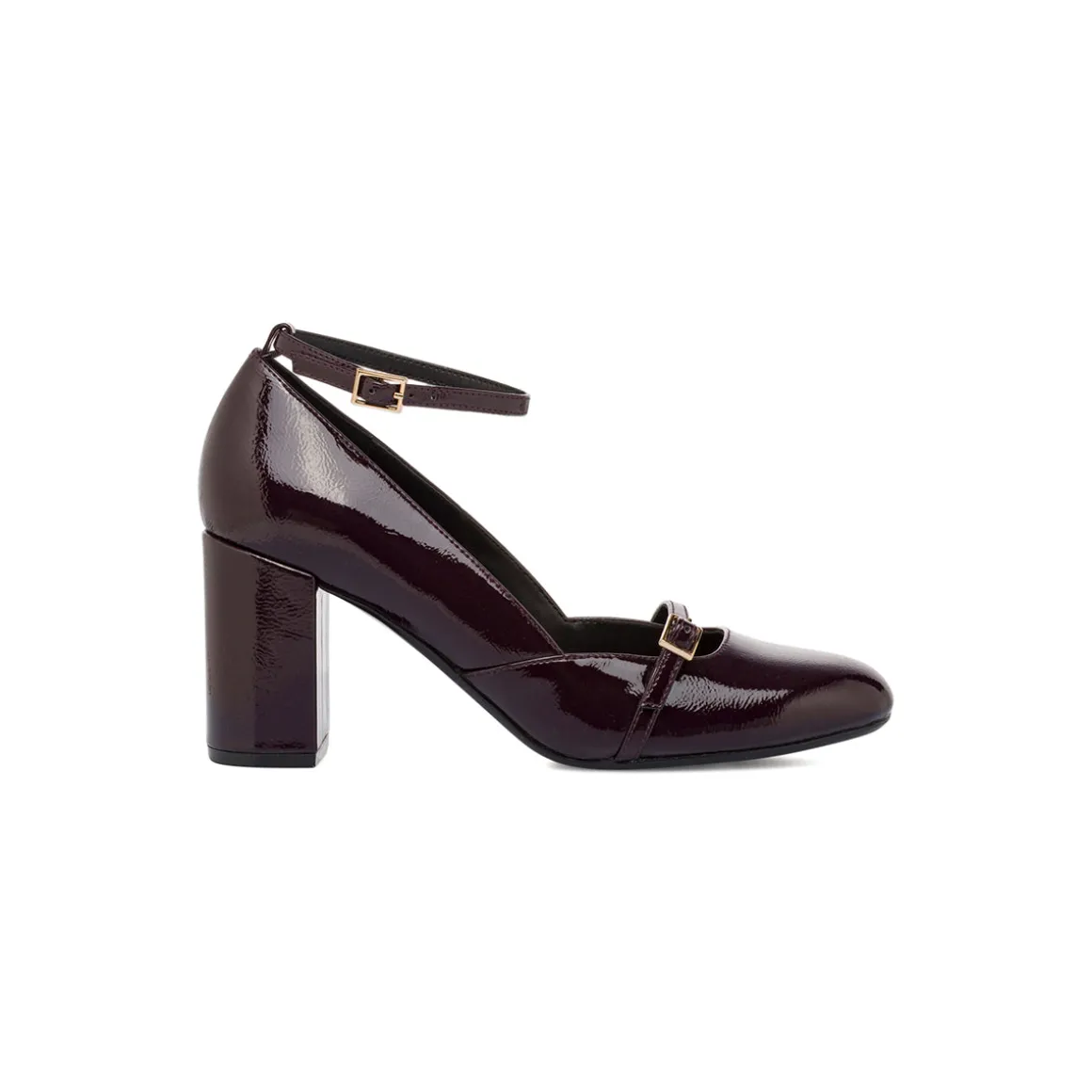 Décolleté bordeaux da Donna con cinturino e tacco 7,5 cm Lora Ferres