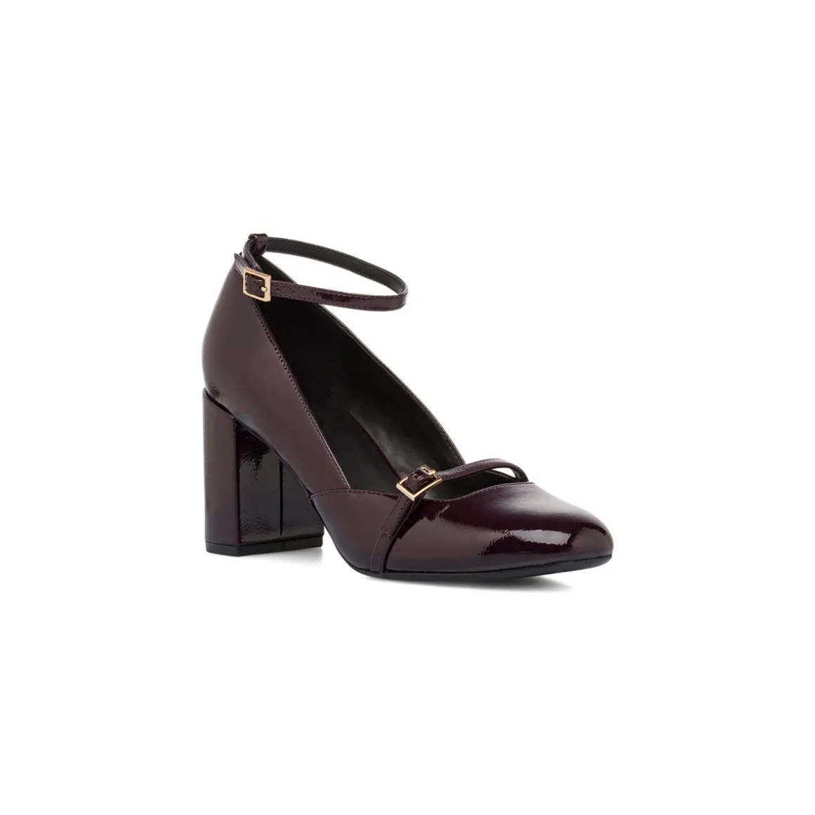 Décolleté bordeaux da Donna con cinturino e tacco 7,5 cm Lora Ferres