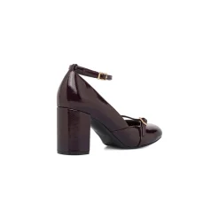 Décolleté bordeaux da Donna con cinturino e tacco 7,5 cm Lora Ferres