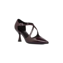 Décolleté bordeaux da Donna in pelle con tacco 7,5 cm Lora Ferres