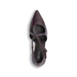 Décolleté bordeaux da Donna in pelle con tacco 7,5 cm Lora Ferres