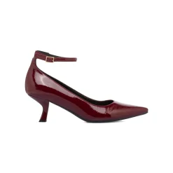 Décolleté bordeaux da Donna effetto lucido con tacco 6 Swish Jeans