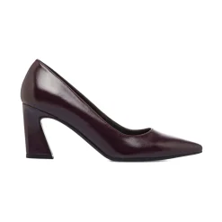 Décolleté bordeaux da Donna con tacco squadrato 7,5 cm Lora Ferres