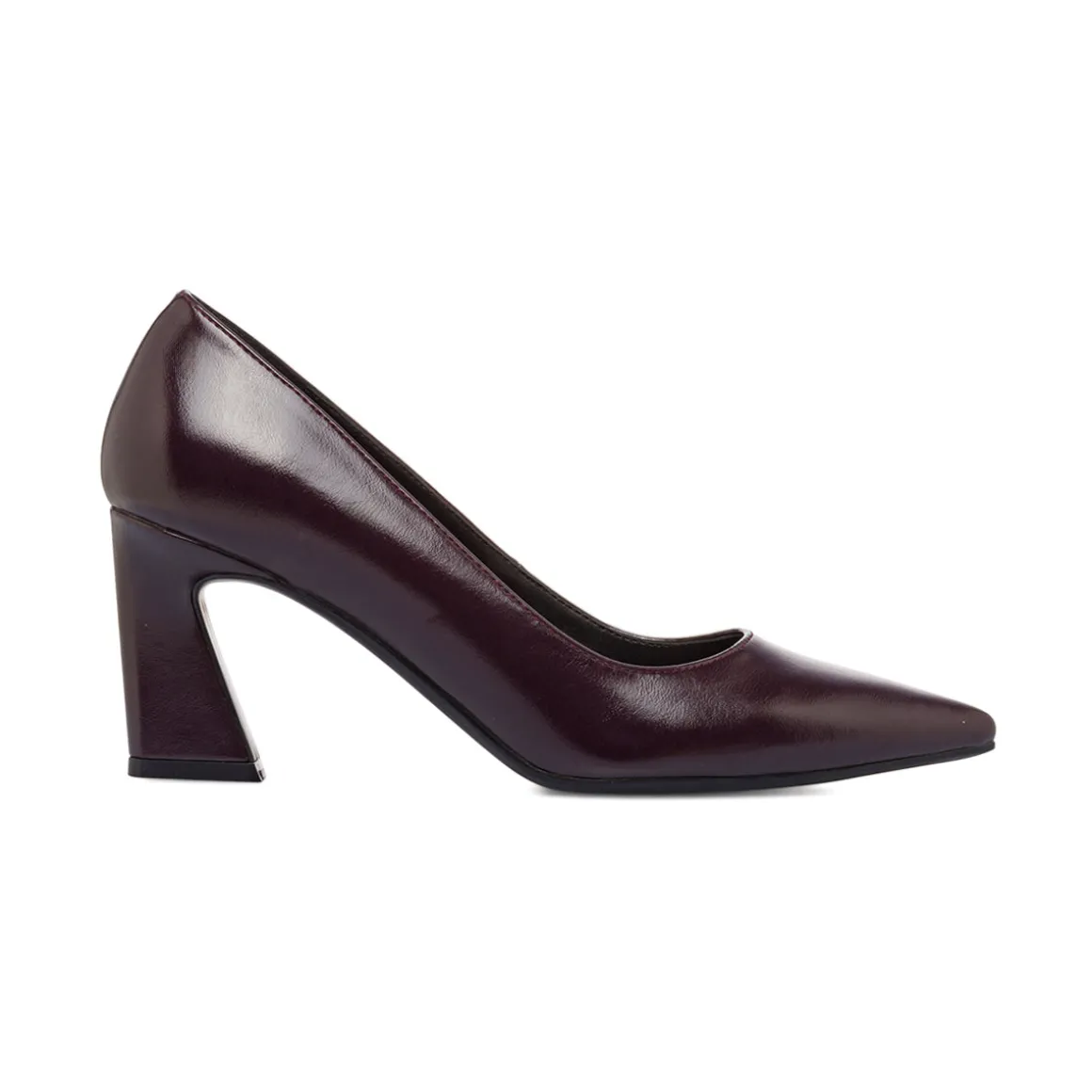 Décolleté bordeaux da Donna con tacco squadrato 7,5 cm Lora Ferres
