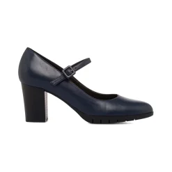 Décolleté comfort blu da Donna con tacco 6 cm P Soft