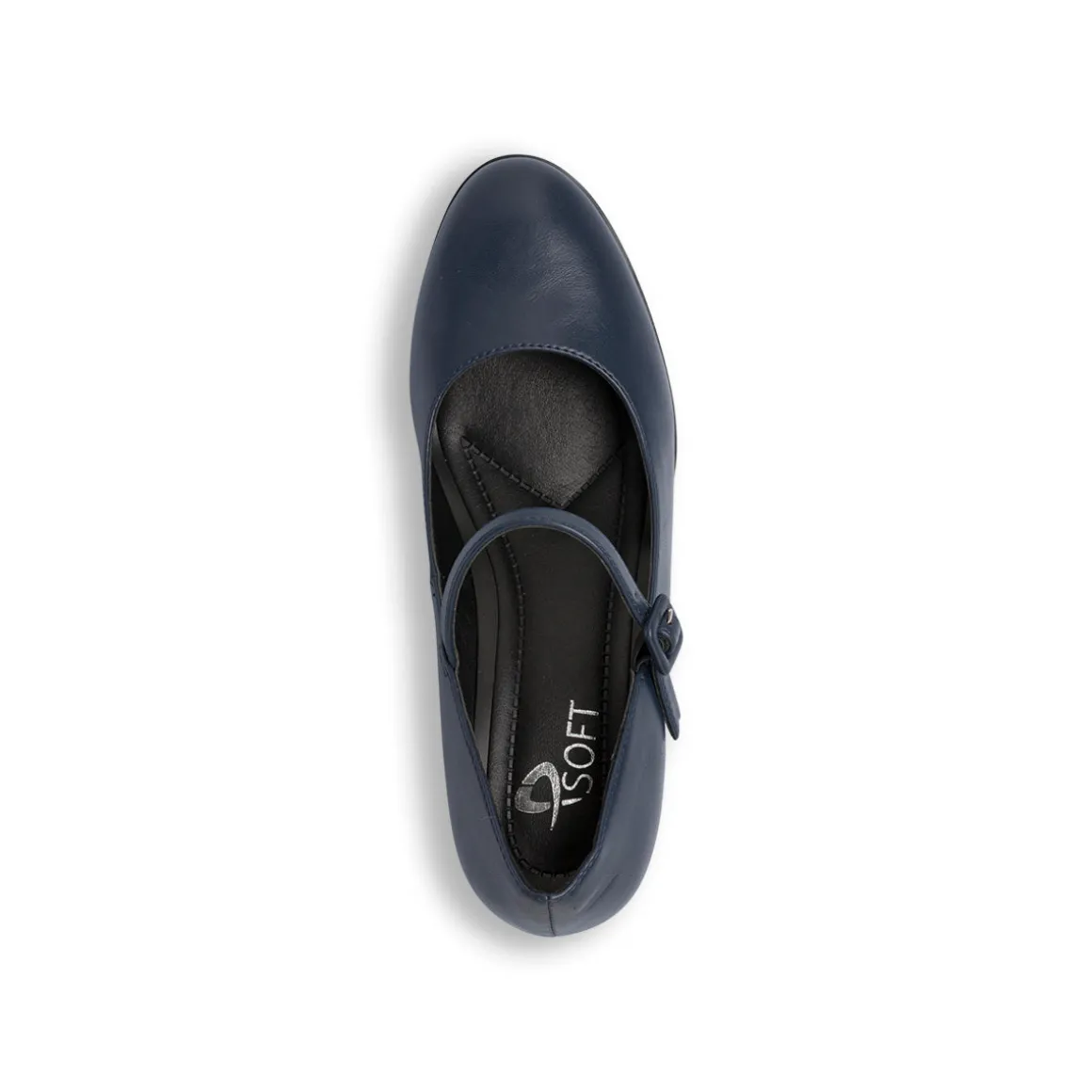 Décolleté comfort blu da Donna con tacco 6 cm P Soft