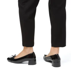 Décolleté da donna nere effetto vernice con tacco 4 cm Swish Jeans